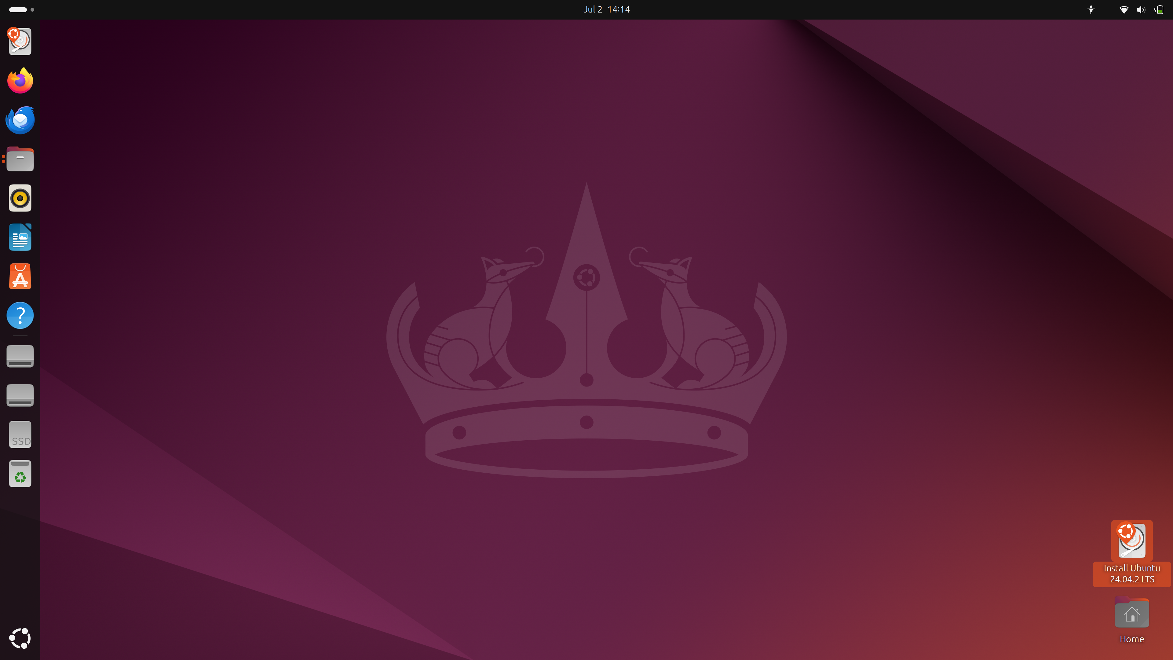 Ubuntu Installation Open Desktop Installation