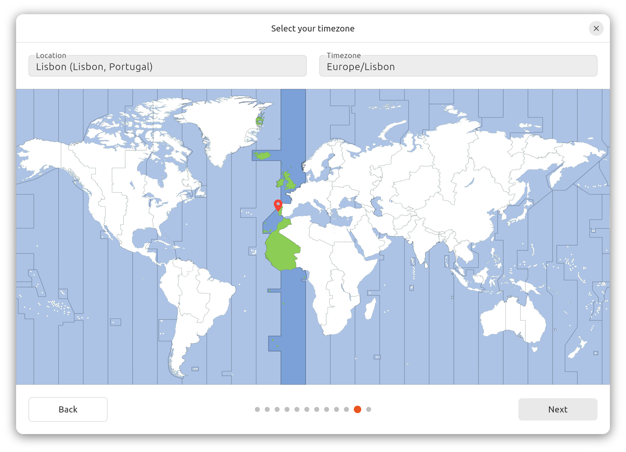 Ubuntu Installation Timezone