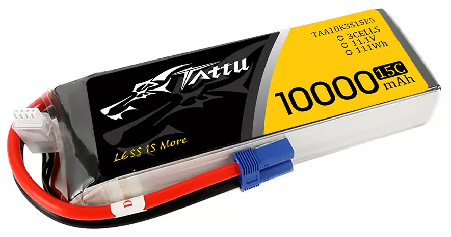 Tattu 10000mAh 11.1V 15C 3S LiPo Battery